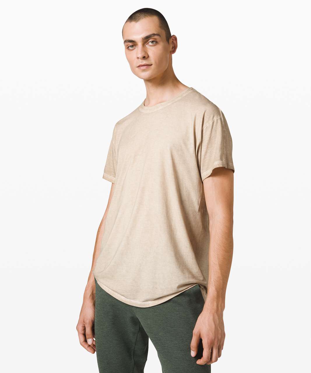 Lululemon Ashta Short Sleeve Tee *lululemon lab - Desert Sand Sun Wash ...