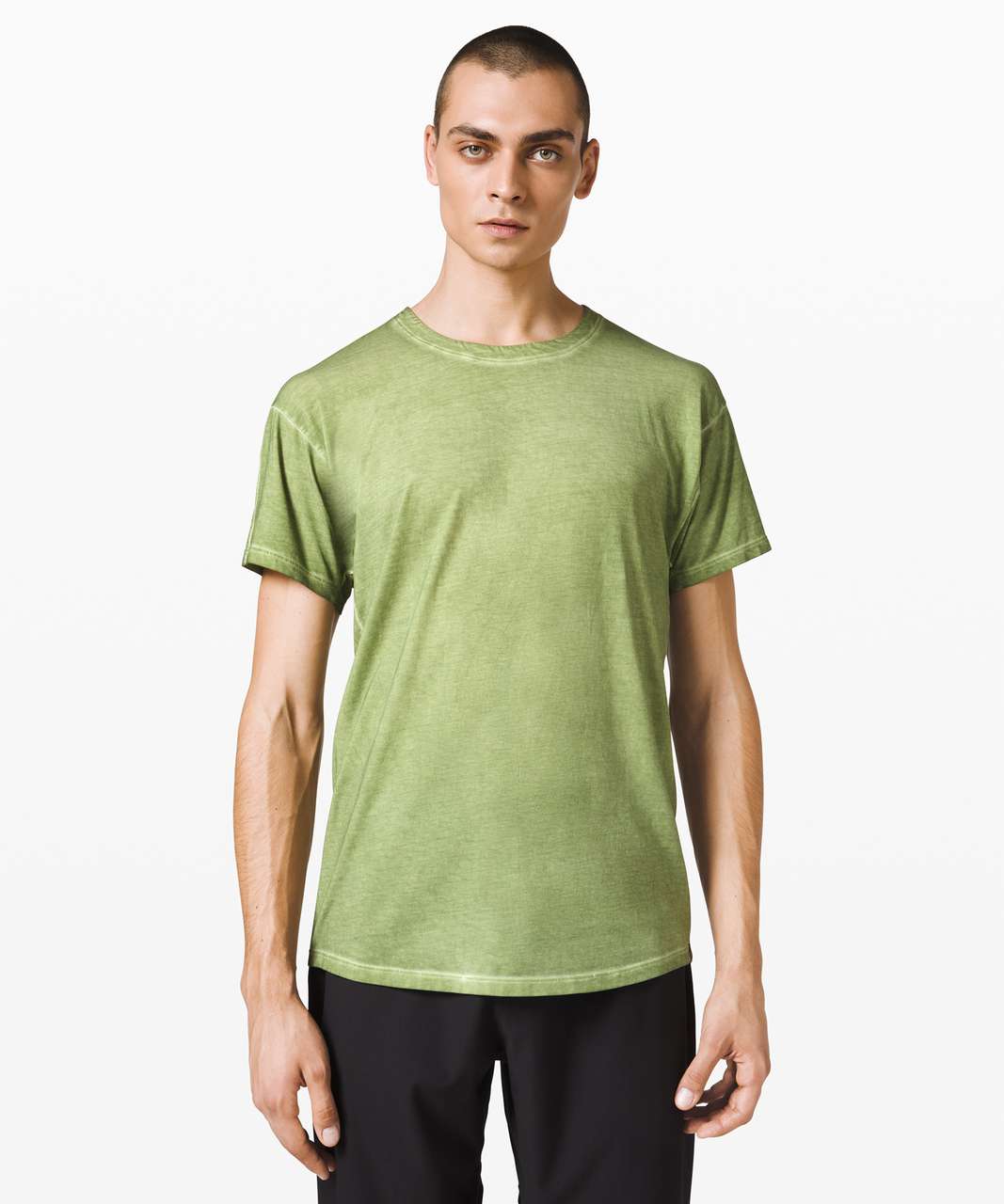 Lululemon Ashta Short Sleeve Tee *lululemon lab - Desert Olive Sun Wash