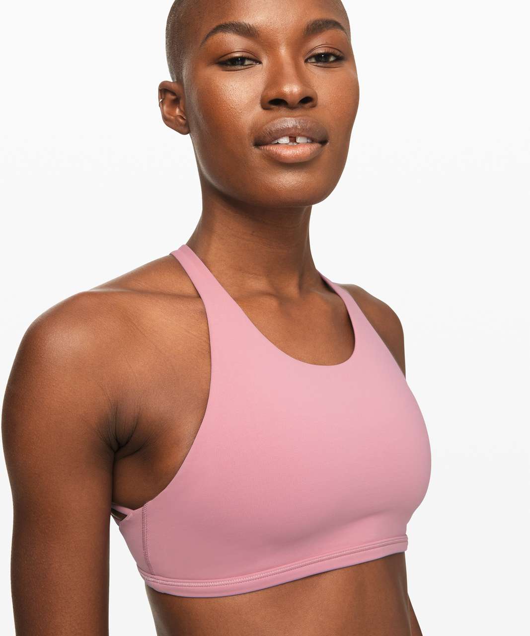 Lululemon Free To Be Bra *Wild High Neck - Pink Taupe