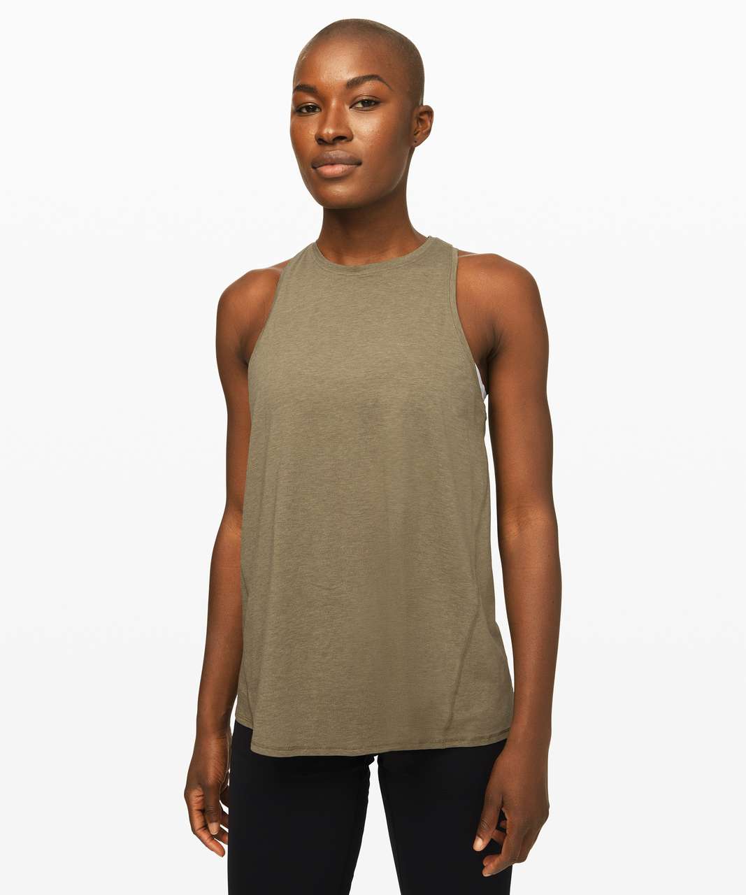 Lululemon All Tied Up Tank - Heathered Grape Leaf