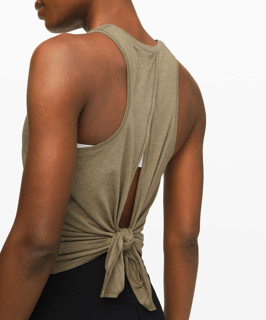 Lululemon All Tied Up Tank - Heathered Grape Leaf