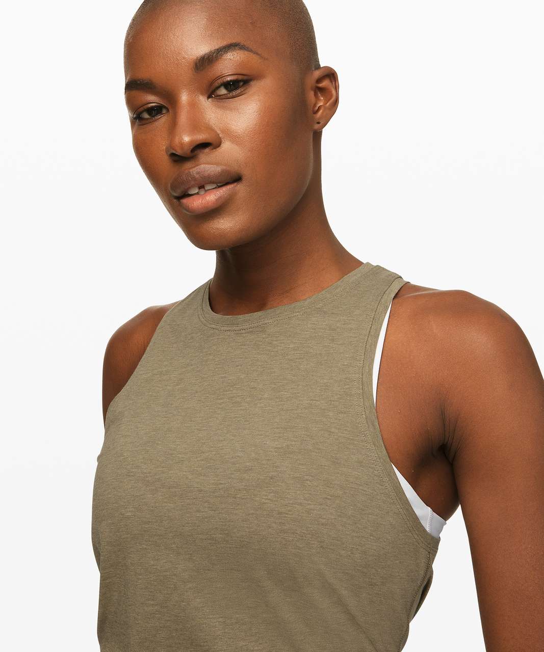 Lululemon All Tied Up Tank - Heathered Grape Leaf