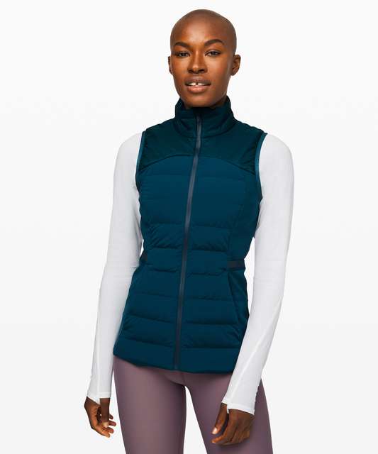 Lululemon Down For It All Vest - Dark Chrome - lulu fanatics