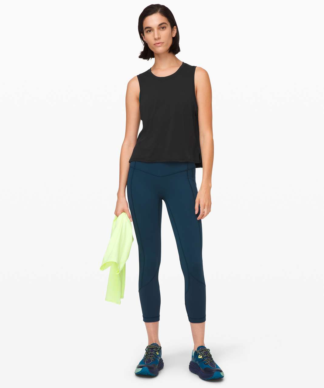 Lululemon Train to Be Tank - Black / Black