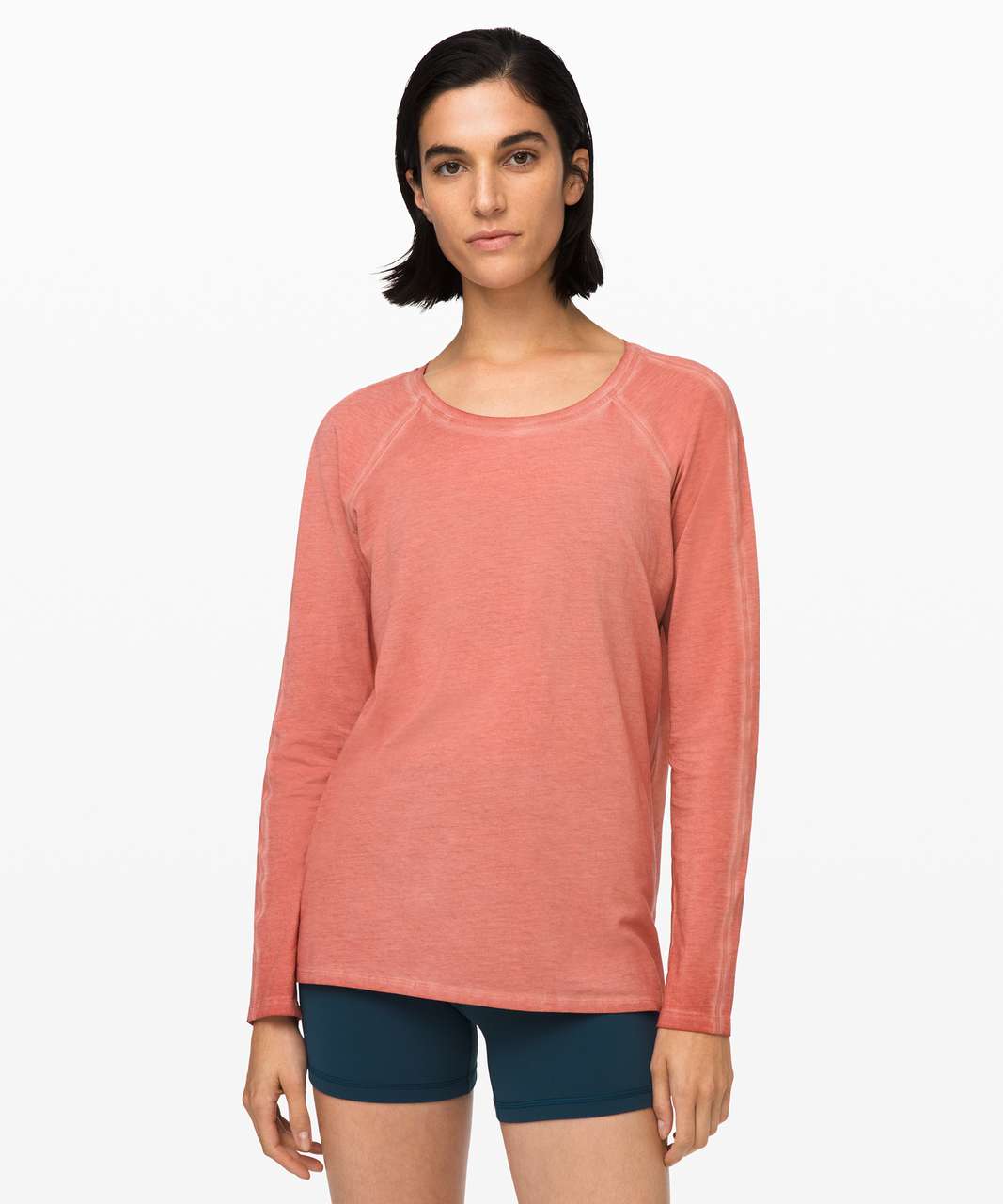 Lululemon Emerald Long Sleeve *Wash - Washed Copper Clay