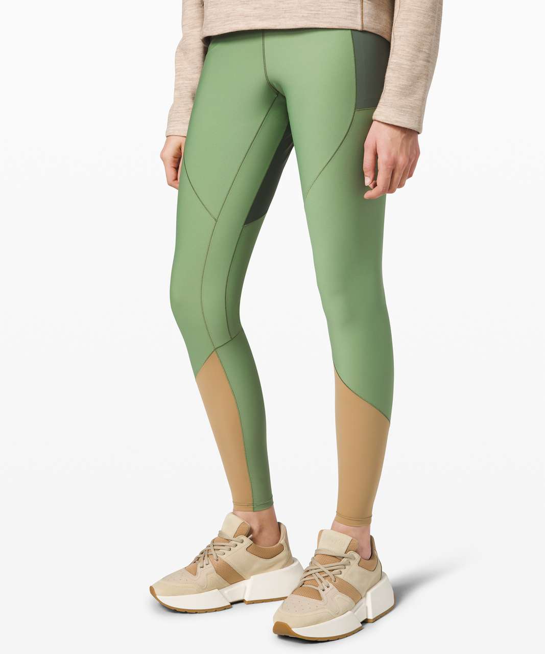 Lululemon Esker Tight *lululemon lab - Palm Deco / Desert Olive / Desert Sand