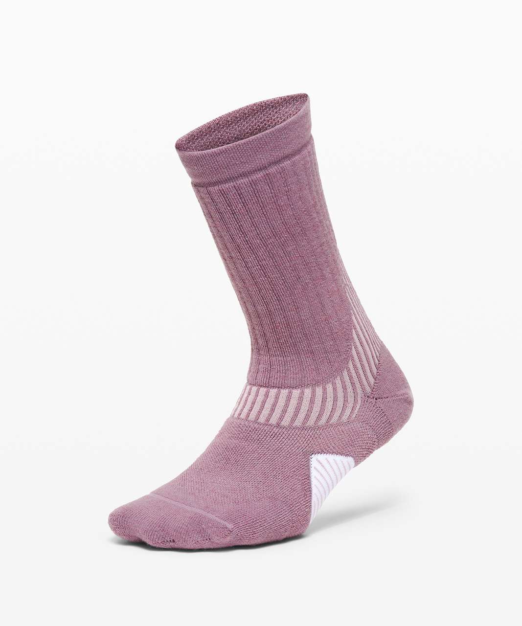 Lululemon Speed Crew Sock *Wool - Frosted Mulberry / Smoky Blush