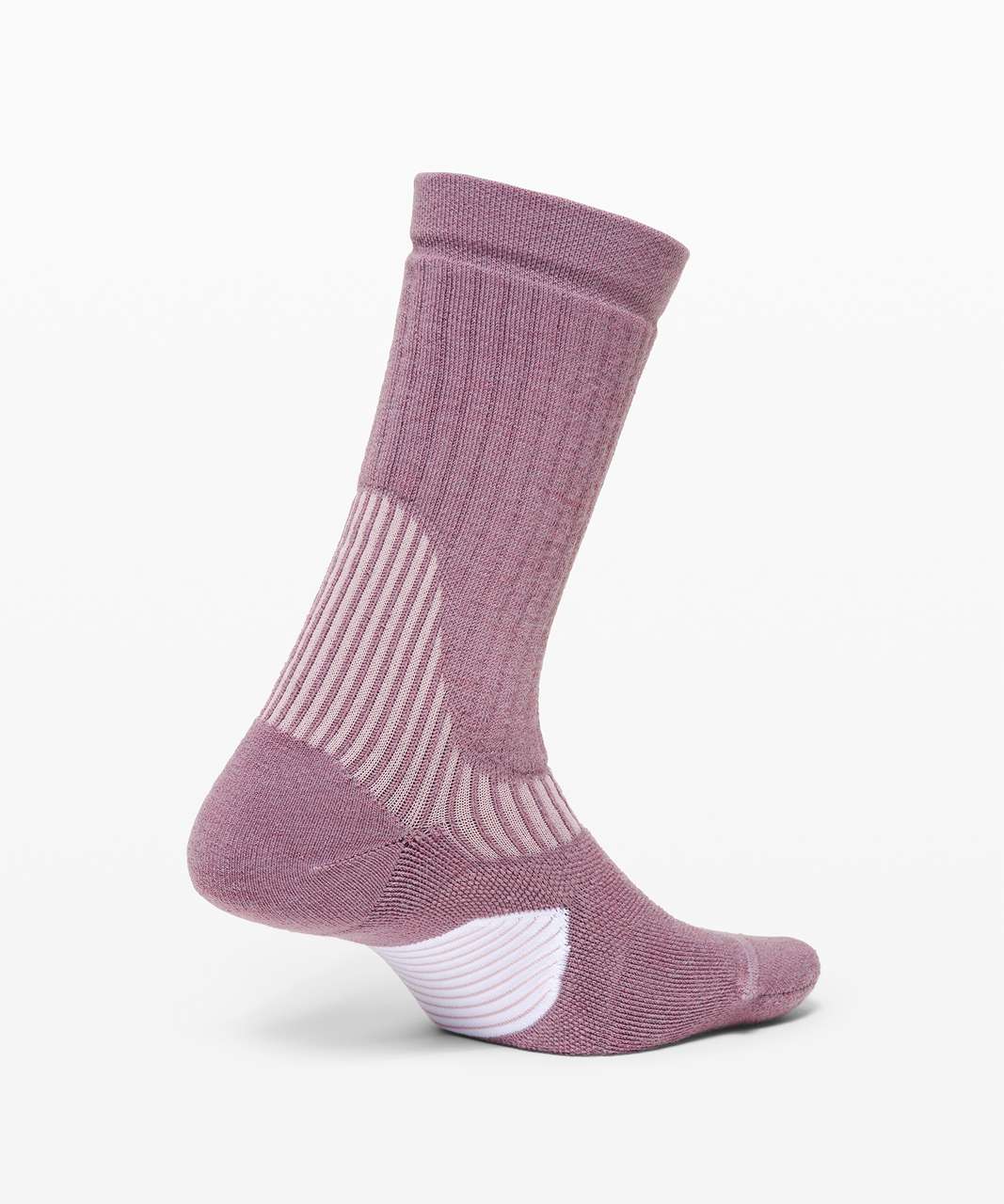 Lululemon Speed Crew Sock *Wool - Frosted Mulberry / Smoky Blush