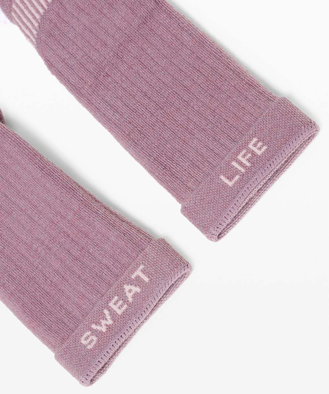 Lululemon Speed Crew Sock *Wool - Frosted Mulberry / Smoky Blush