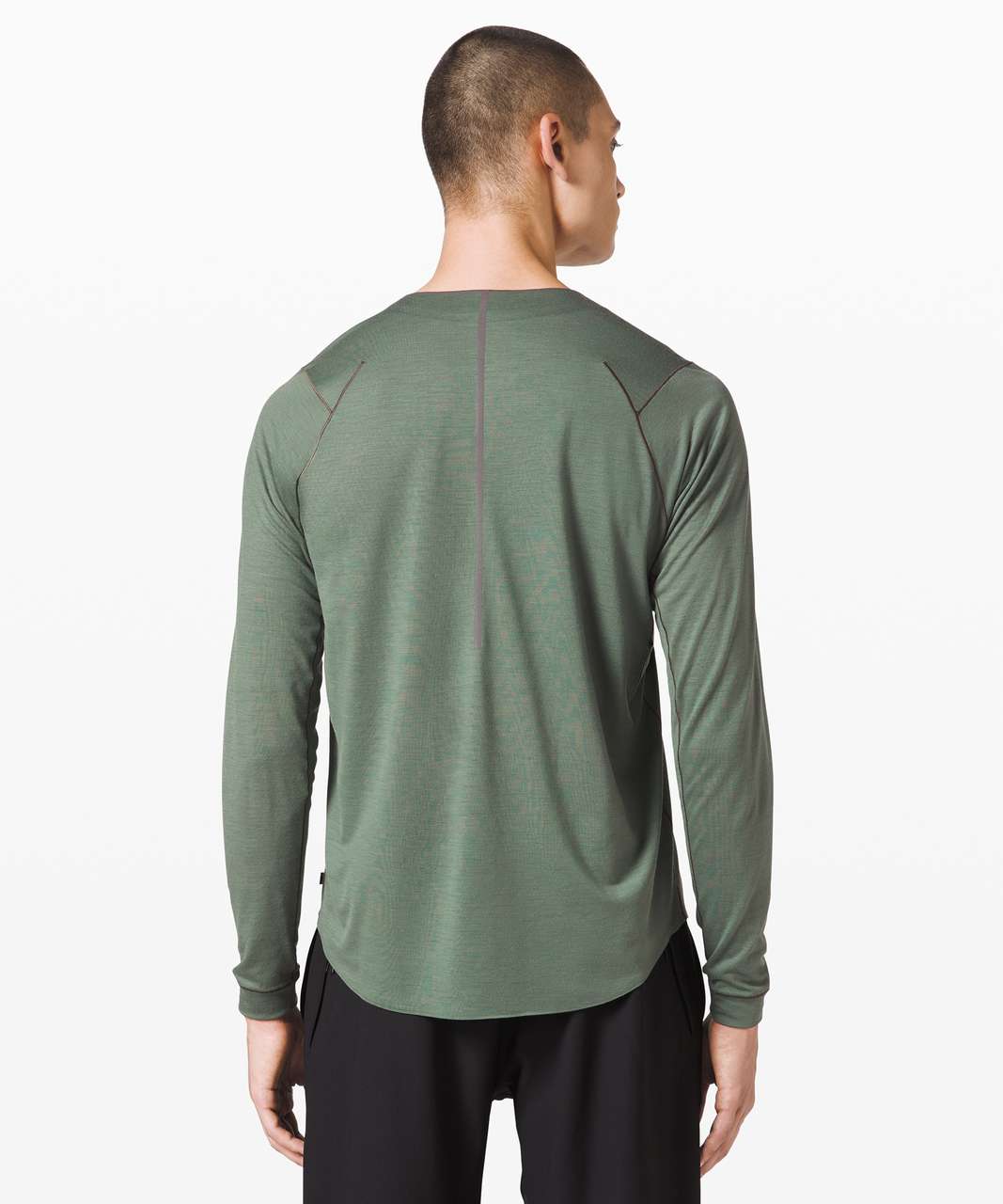 Lululemon Refract Long Sleeve Wool *lululemon lab - Palm Deco