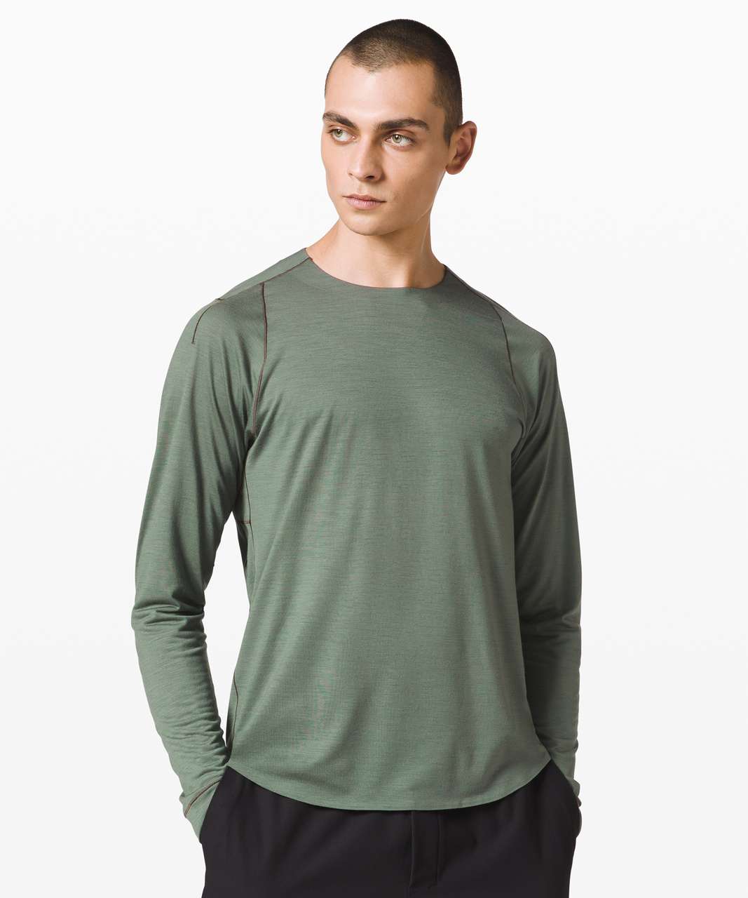 Lululemon Refract Long Sleeve Wool *lululemon lab - Palm Deco