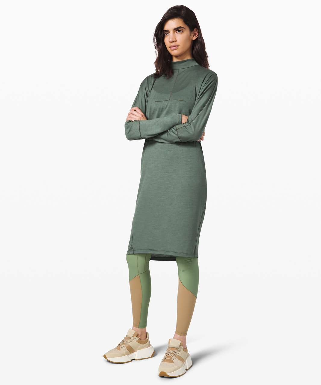 Lululemon Vindur Dress Wool *lululemon lab - Palm Deco