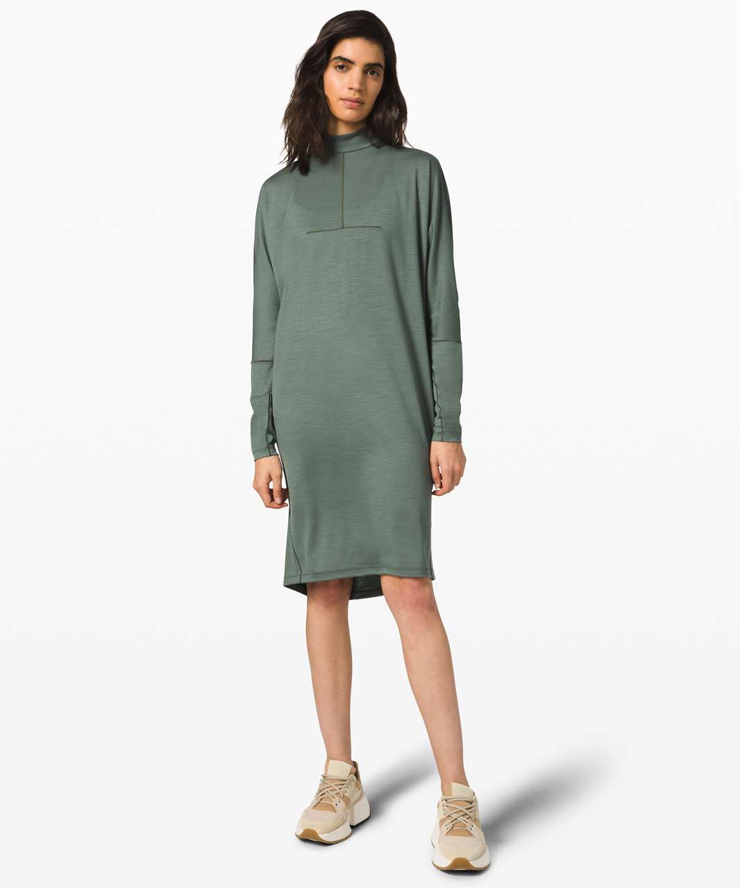 Lululemon Vindur Dress Wool *lululemon lab - Palm Deco - lulu fanatics