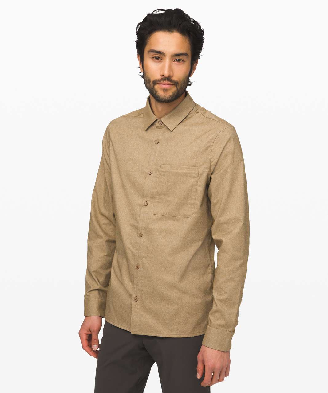 Lululemon Masons Peak Long Sleeve Shirt - Heathered Frontier