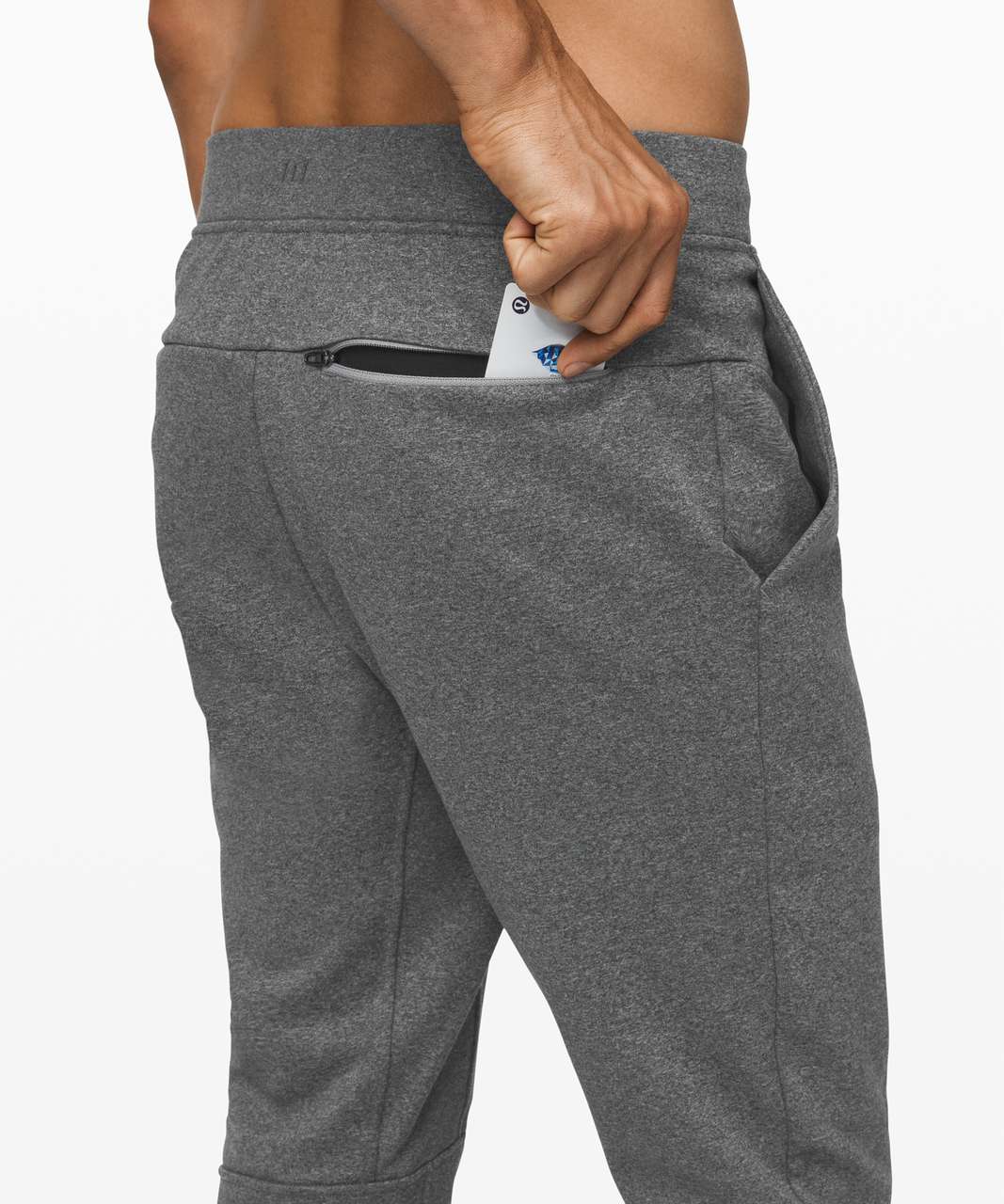 Lululemon City Sweat Pant Slim Fleece 31 - Heathered Light Cast - lulu  fanatics