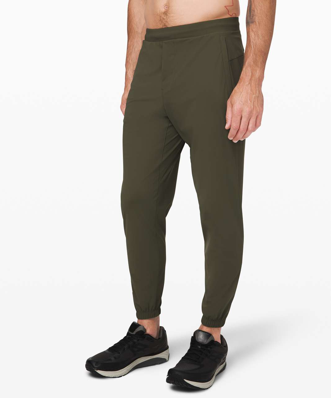 Lululemon Surge Jogger Shorter 27 - Fatigue Green - lulu fanatics