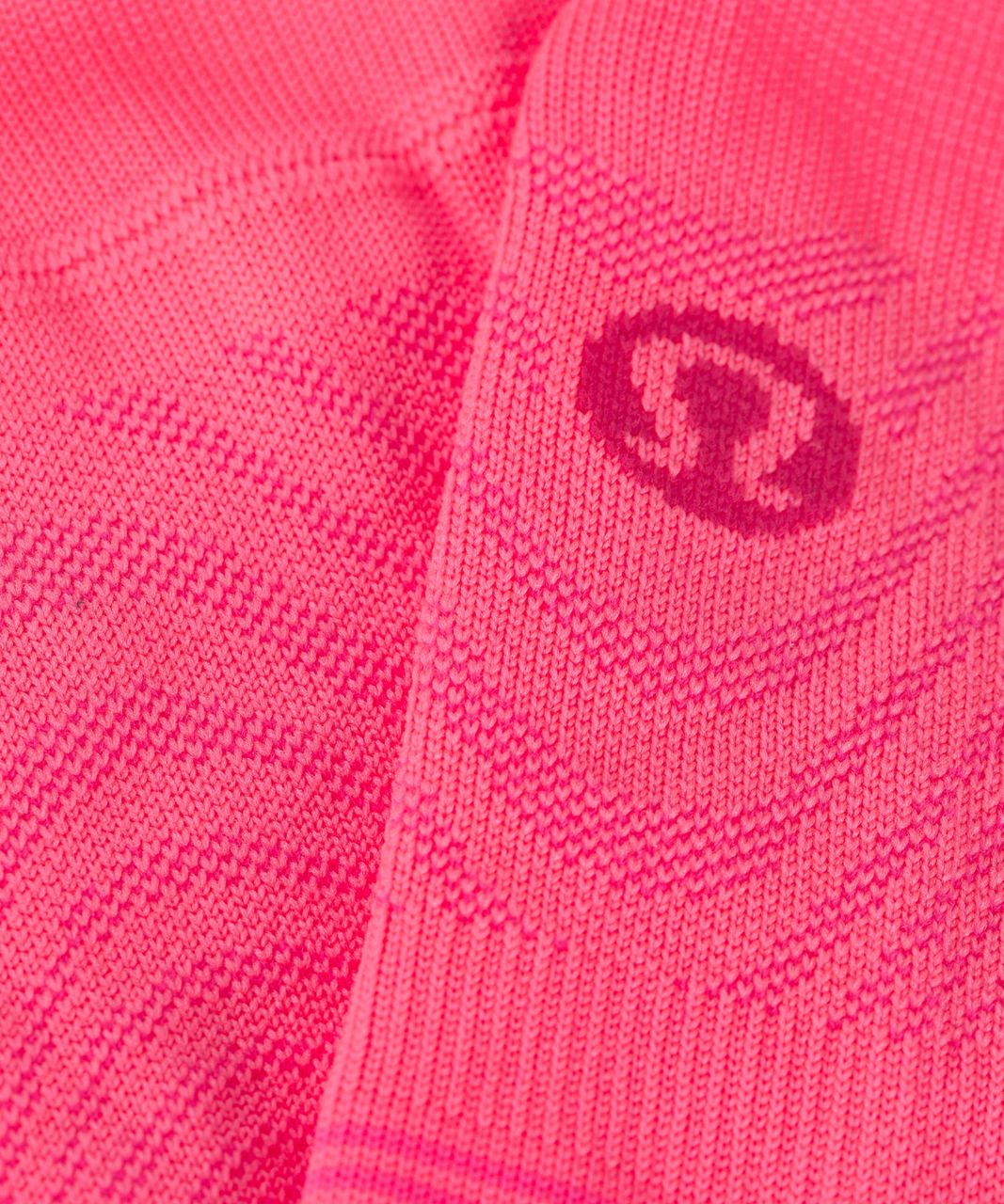 Lululemon Secret Sock - Grapefruit / Neon Pink