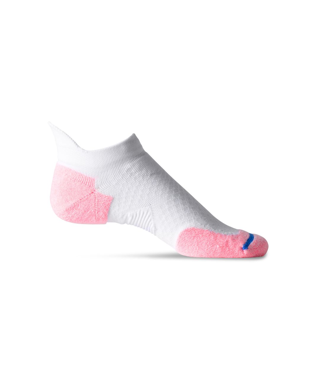 Lululemon High Speed Sock - Grapefruit / White / Pipe Dream Blue