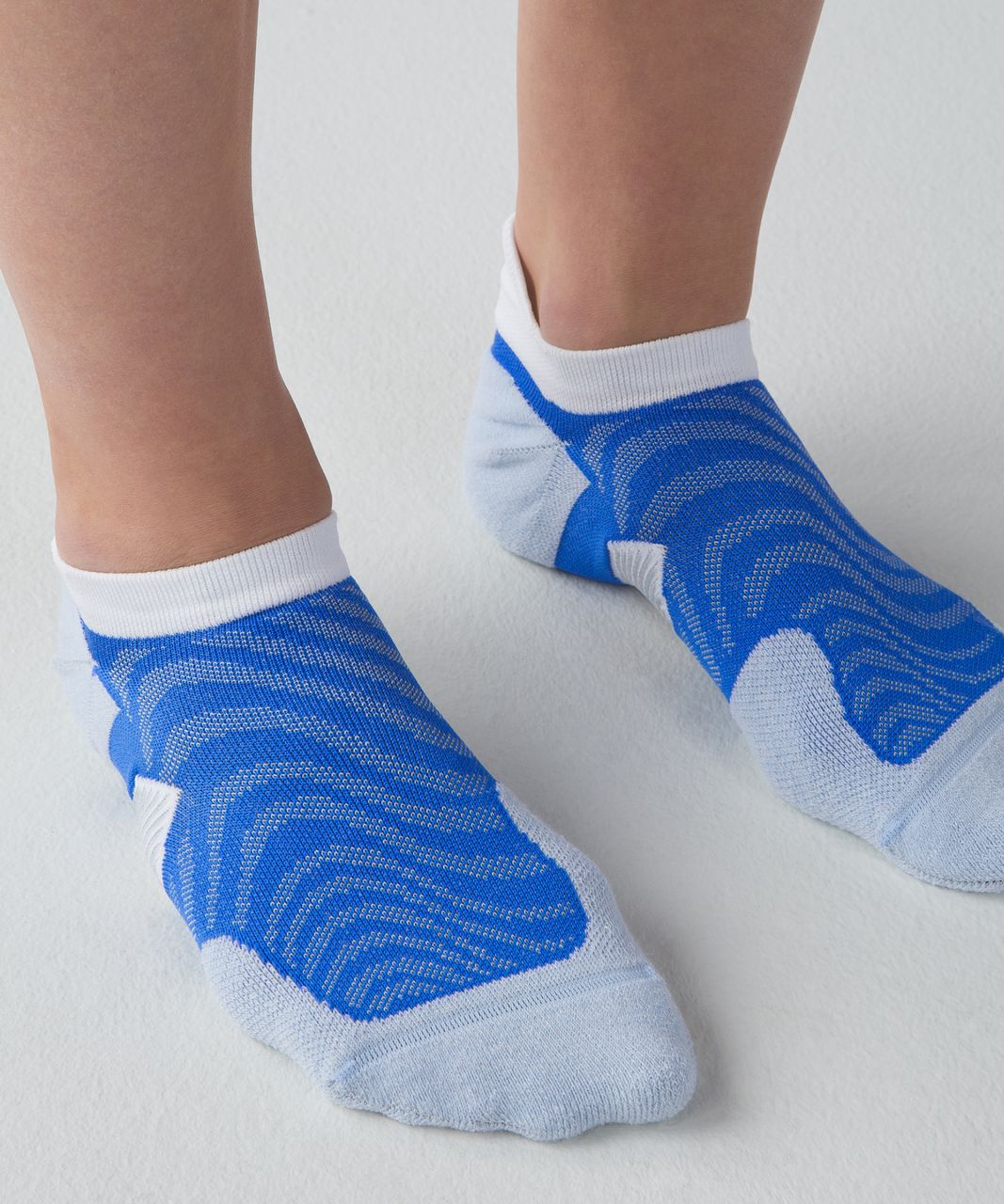 Lululemon Speed Sock *Silver - Pipe Dream Blue / Caspian Blue