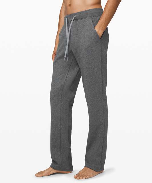 Lululemon City Sweat Pant Relaxed Fleece 32 - Heathered Obsidian - lulu  fanatics