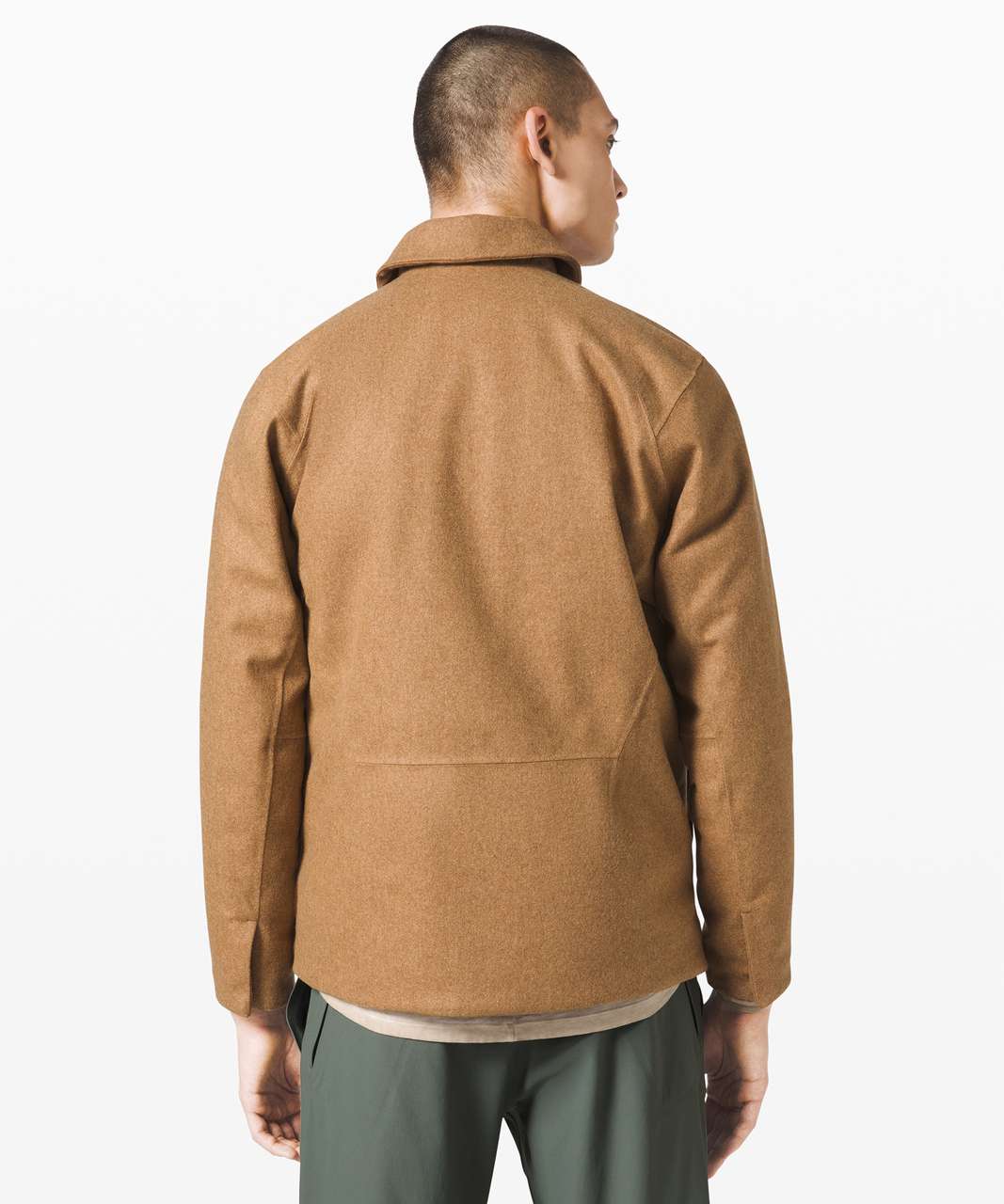 Lululemon Diffract Jacket Wool *lululemon lab - Heathered Cavalry Tan