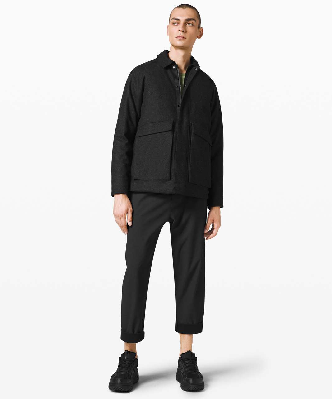 Lululemon Diffract Jacket Wool *lululemon lab - Heathered Black