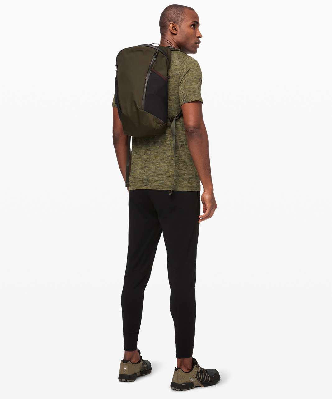 Lululemon More Miles Active Backpack *17L - Dark Olive / Sienna