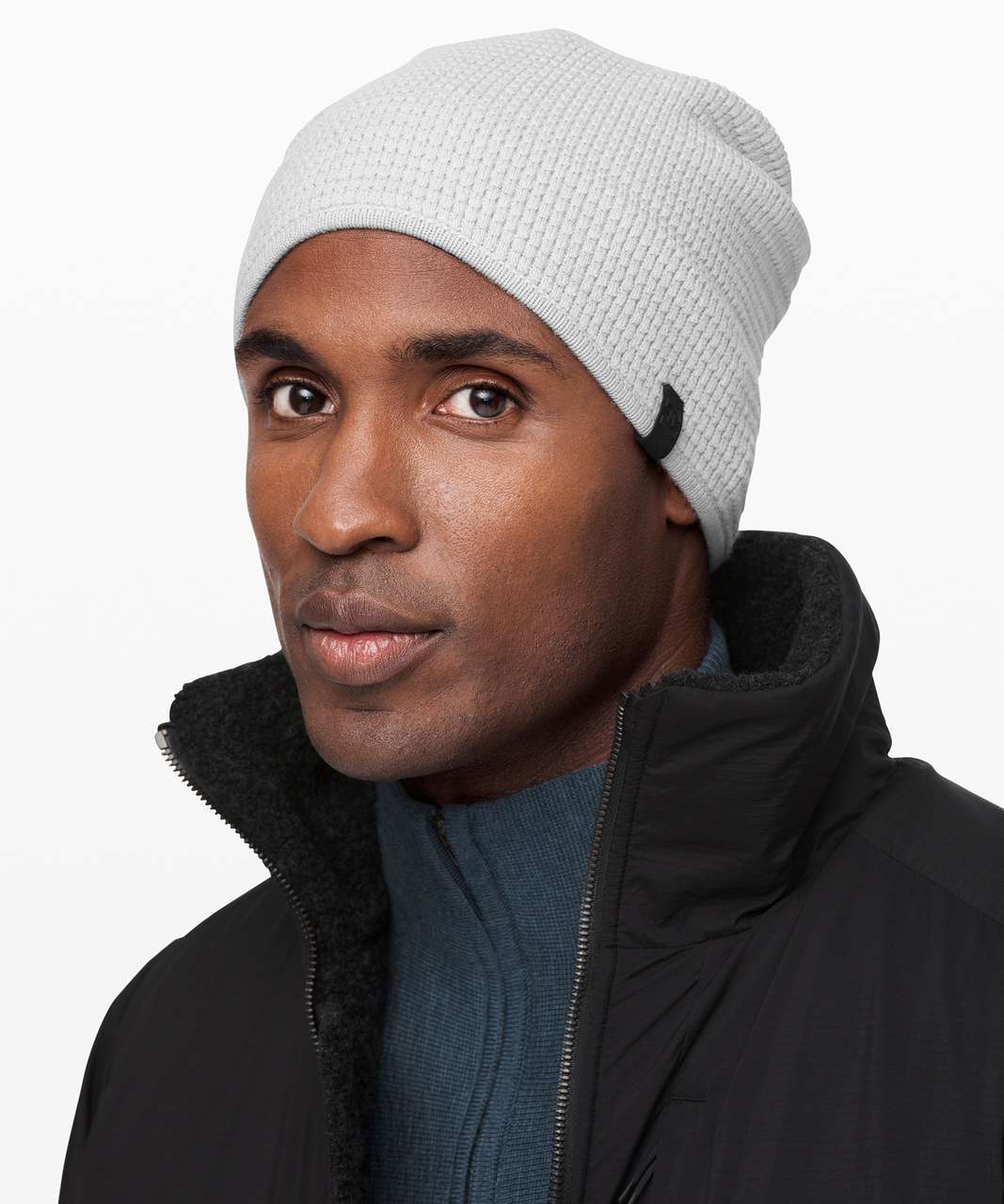 Lululemon Onto Adventure Beanie - Heathered Core Ultra Light Grey / Black