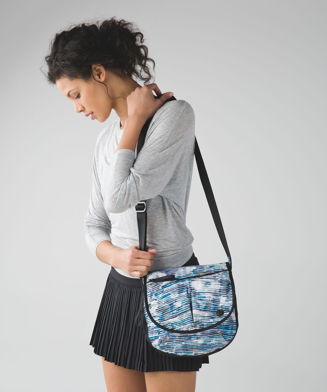 Lululemon The Essentials Bag - Blurry Belle Multi / Black