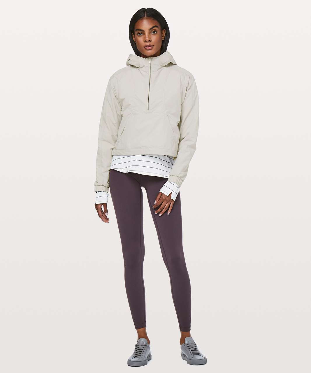 Lululemon Hit Reset 1/2 Zip Jacket - Chrome - lulu fanatics