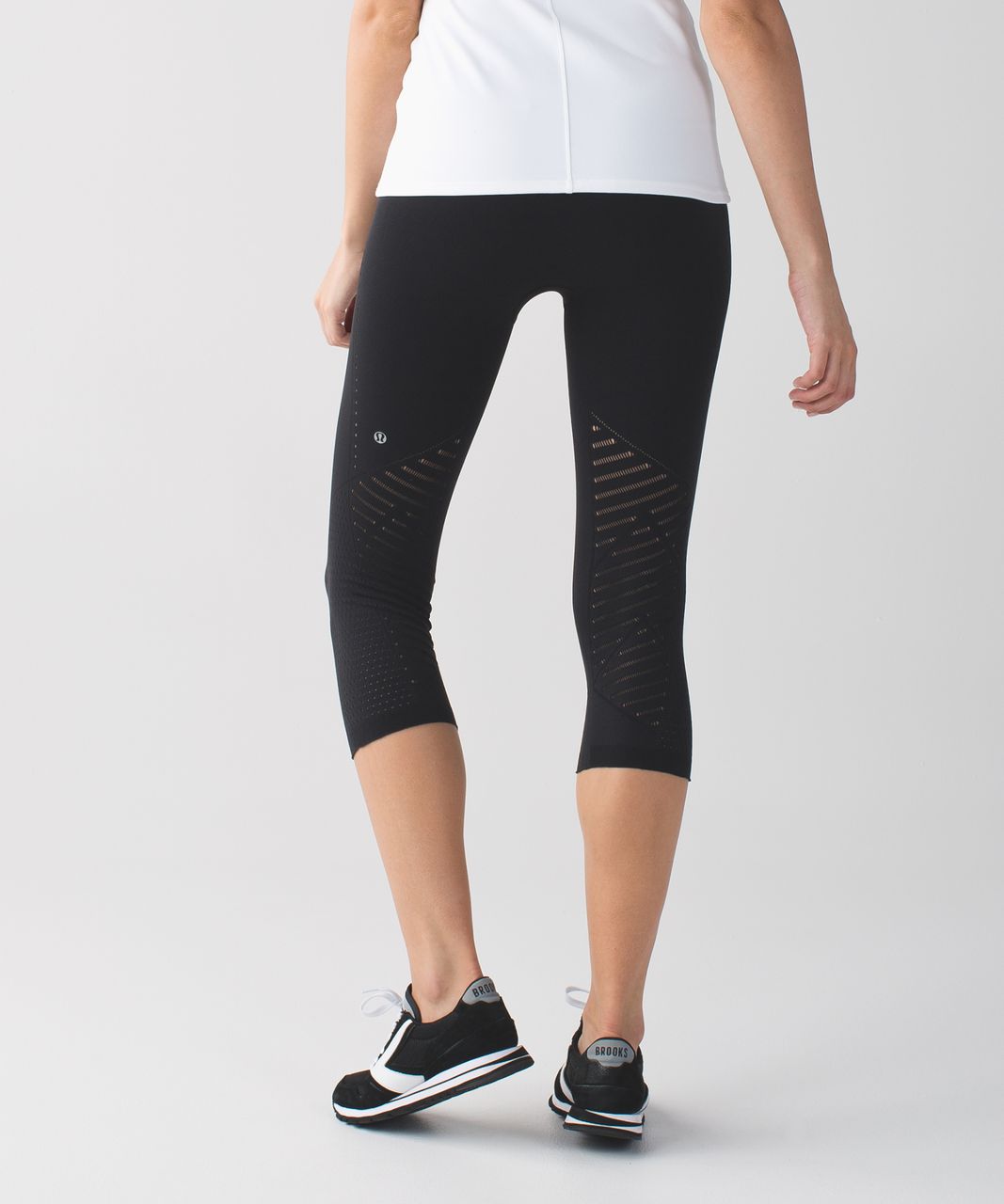 Lululemon Deep Breath Crop (21 ) - Black - lulu fanatics