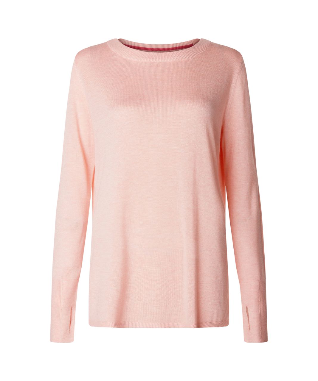 Lululemon Bring It Backbend Sweater - Heathered Minty Pink