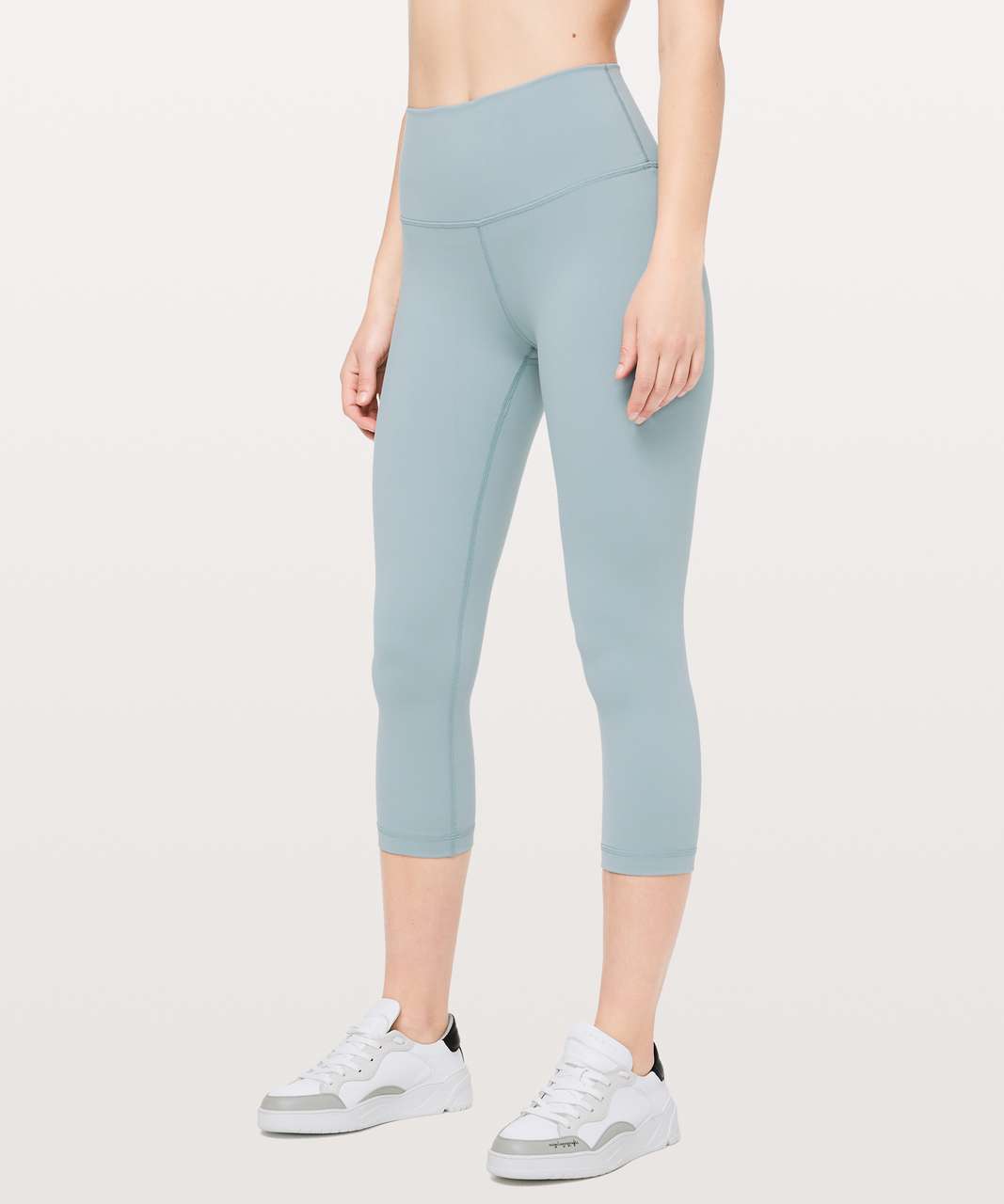 Lululemon Wunder Under Crop (High-Rise) *Full-On Luon 21" - Blue Cast