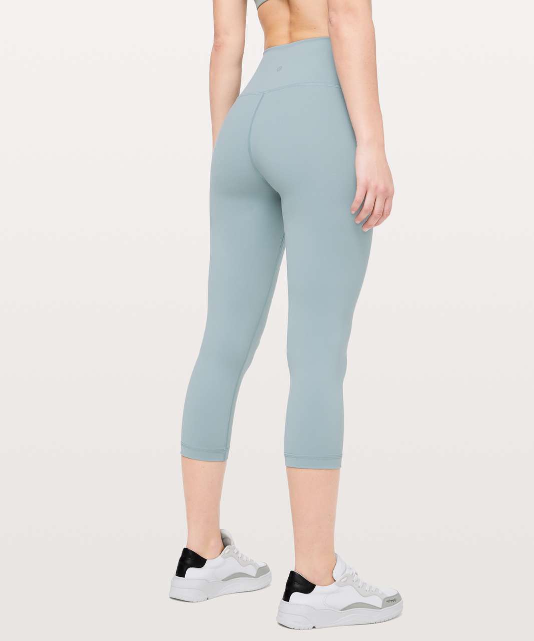 Lululemon Wunder Under Crop High-Rise 21 *Flocked Everlux - Code Blue -  lulu fanatics