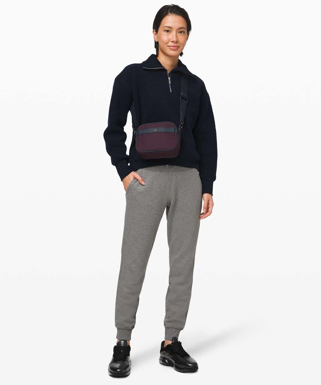 Lululemon Now and Always Crossbody *Mini 3L - Stacked Jacquard Black ...