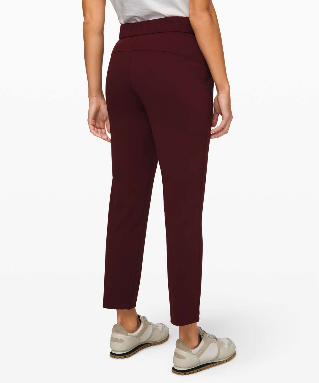 Lululemon On the Fly 7/8 Pant - Garnet - lulu fanatics