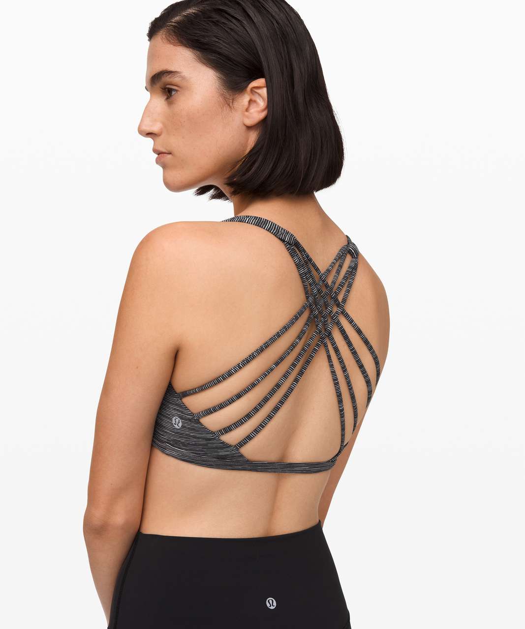 Lululemon Free To Be Bra (Wild) - Wee Are From Space Dark Carbon