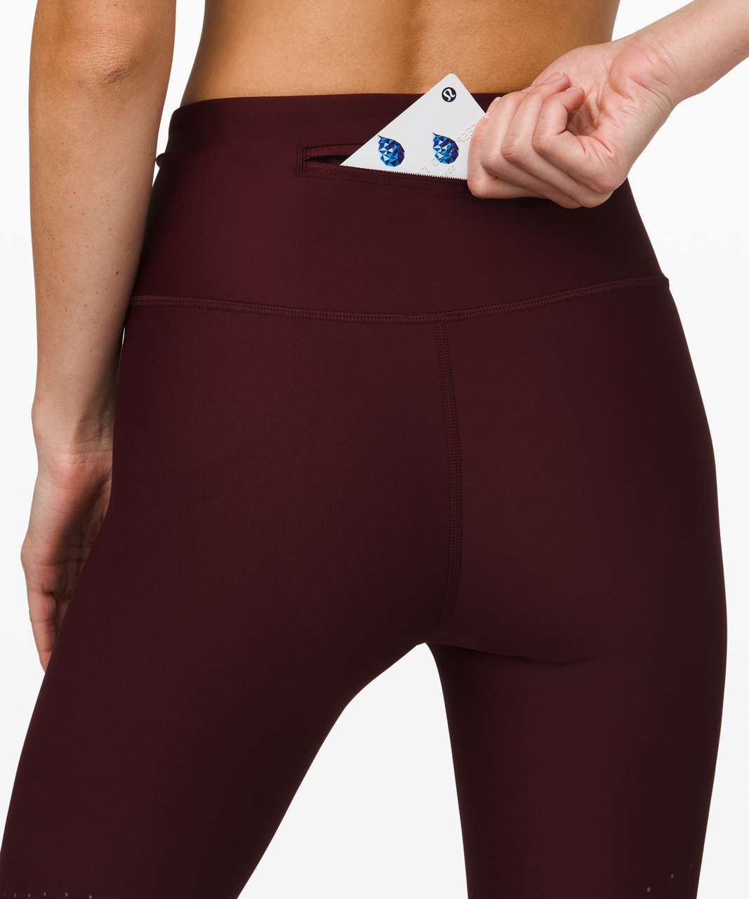 Lululemon Zoned In Tight *27 - Garnet - lulu fanatics