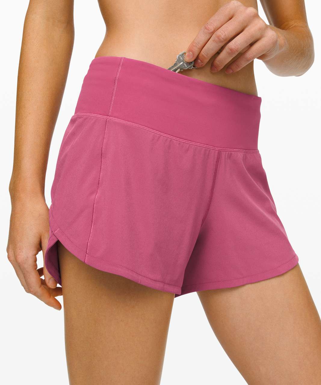 Lululemon Speed Up Short Long *4" Updated Fit - Moss Rose