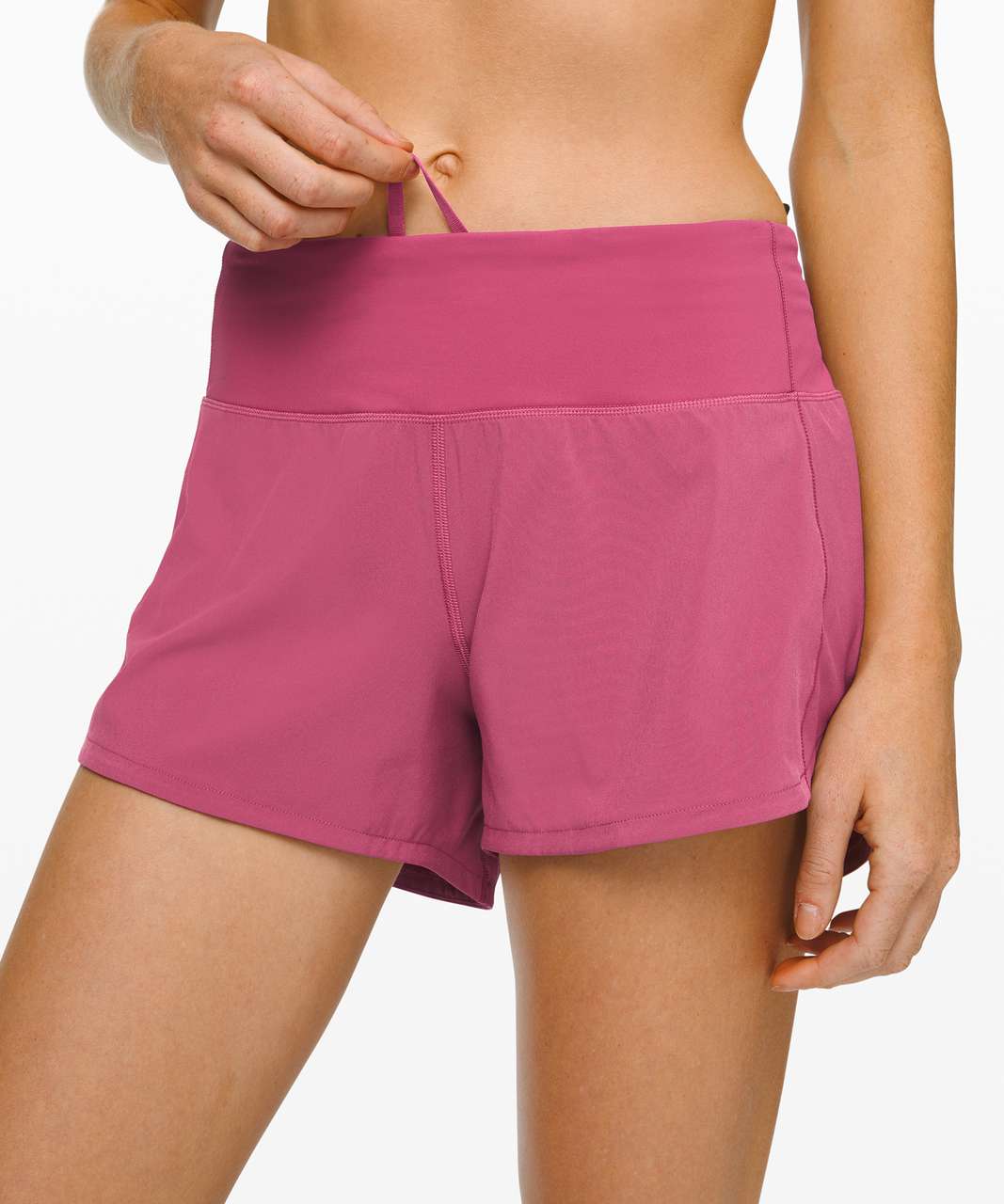 Lululemon Speed Up Short Long *4 Updated Fit - Moss Rose - lulu