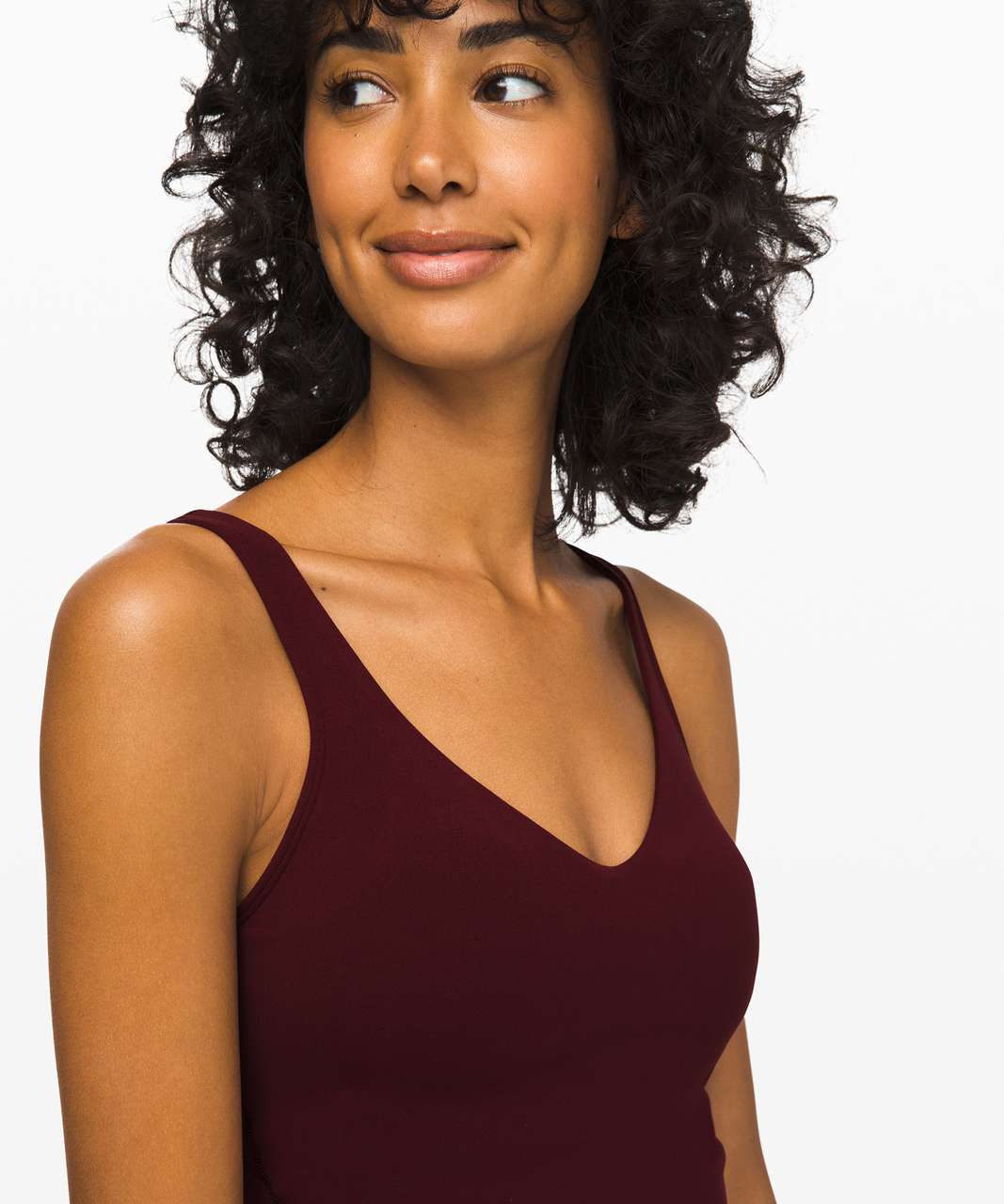 lululemon align tank garnet, Women's Fashion, Activewear on Carousell