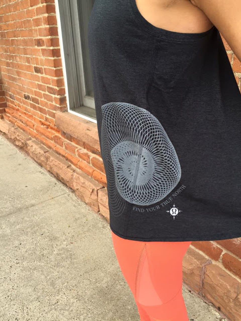 Lululemon Nook Tank - Heathered Black