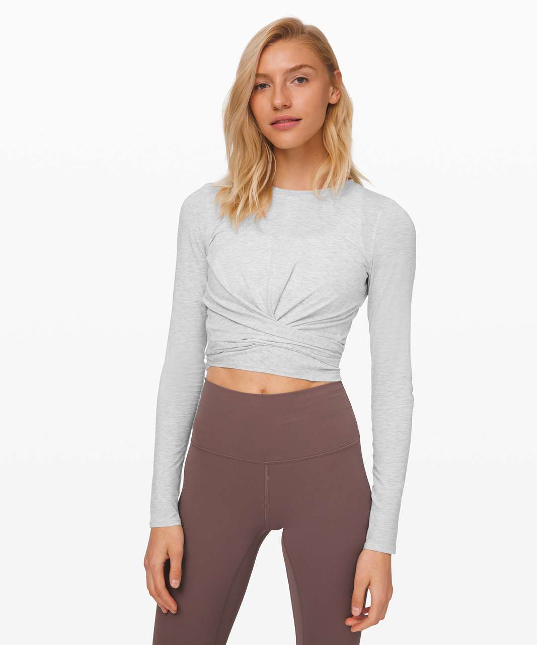 Lululemon Time to Restore Long Sleeve - Heathered Core Ultra Light