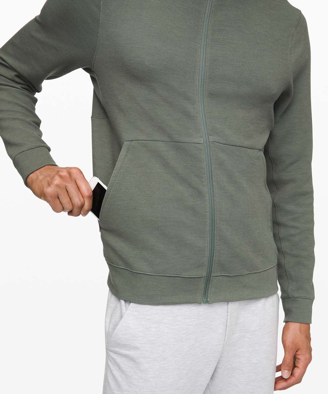 Lululemon Shift Stitch Full Zip Hoodie - Palm Deco