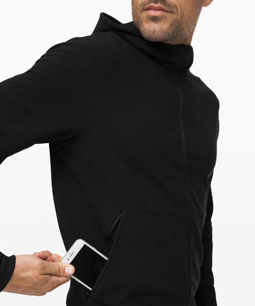 Lululemon Shift Stitch Hoodie - Black - lulu fanatics