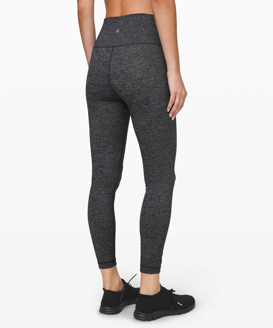 lululemon heathered speckled black wunder under pants review 1 - Agent  Athletica