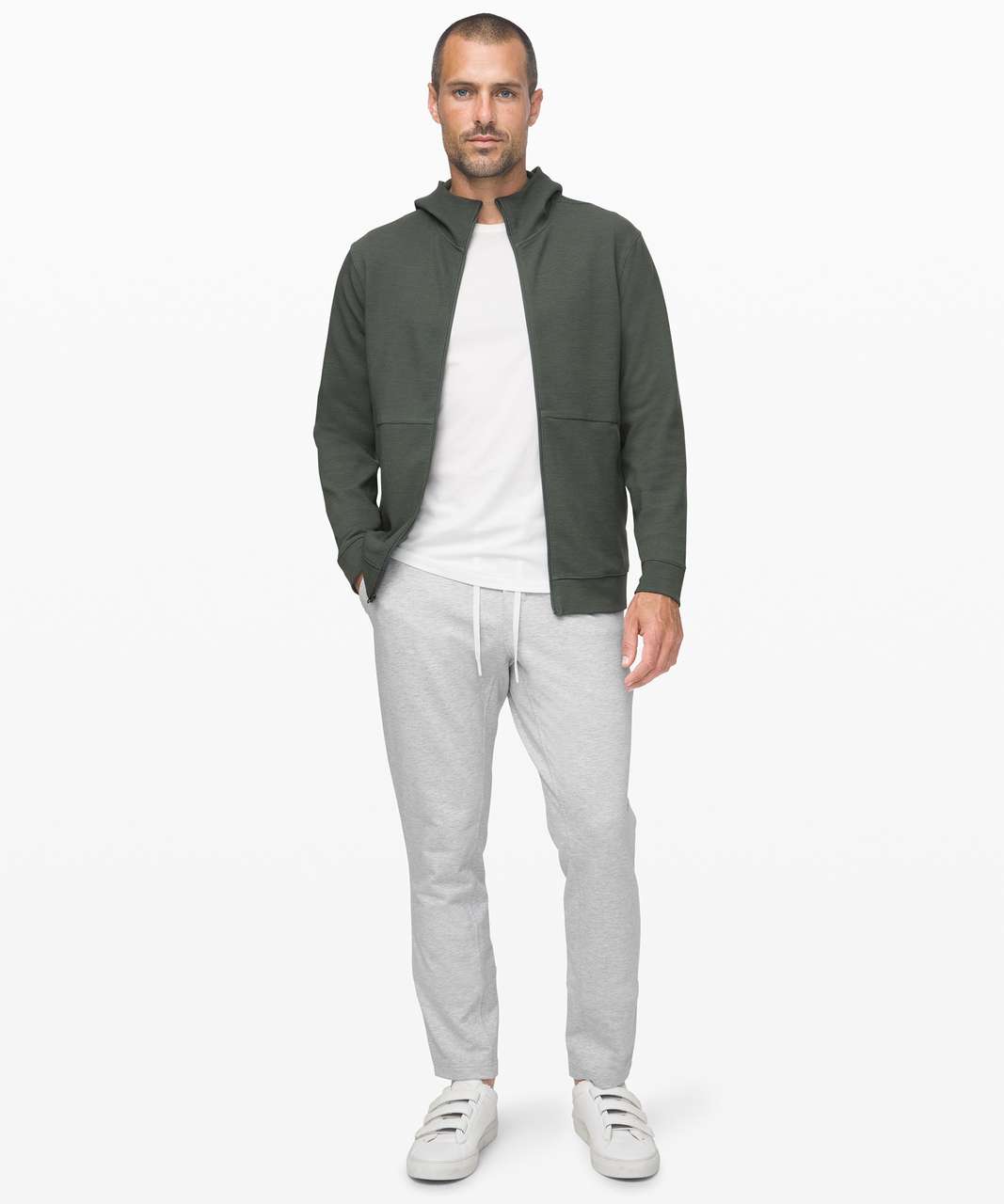 LULULEMON, City Sweat Joggers, Men, Grey/Sea Salt