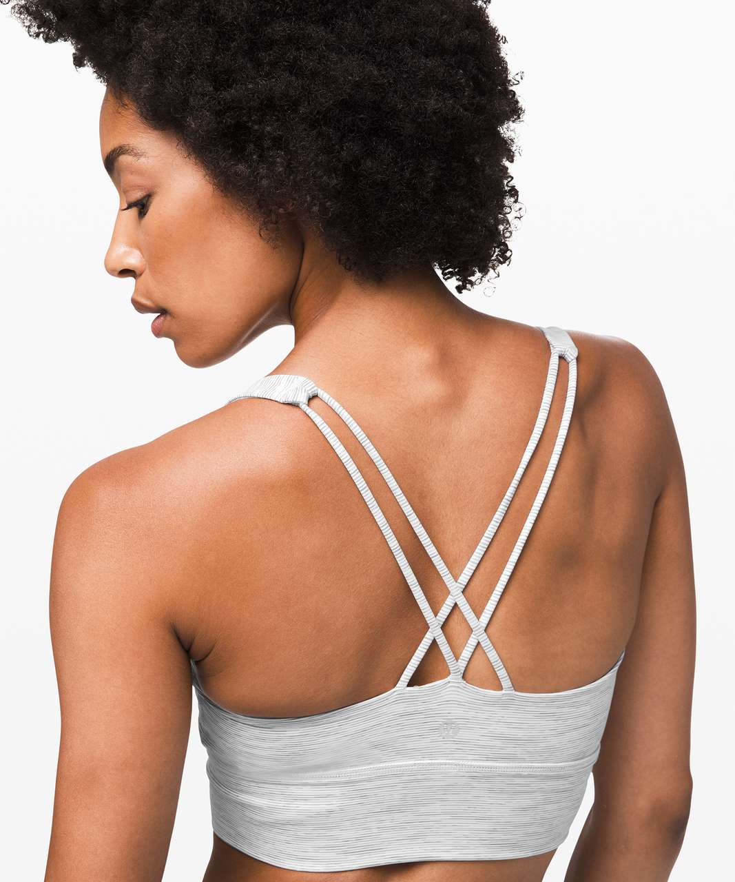 Lululemon Free To Be Bra *Long Line - Wee Are From Space Nimbus Battleship