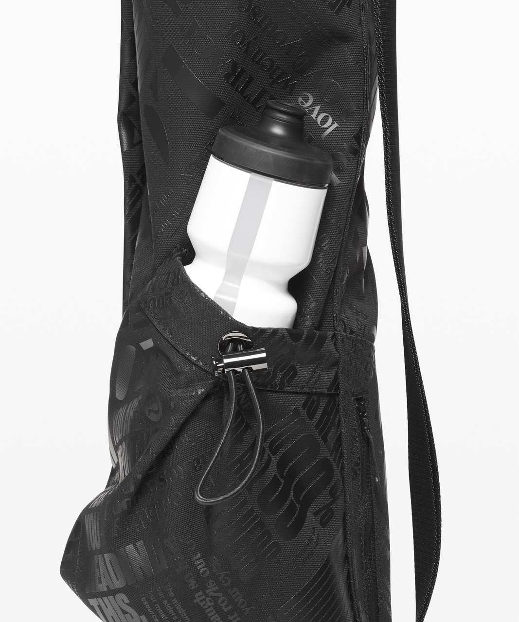 Lululemon The Yoga Mat Bag *16L - Black / TRANSPARENT - lulu fanatics