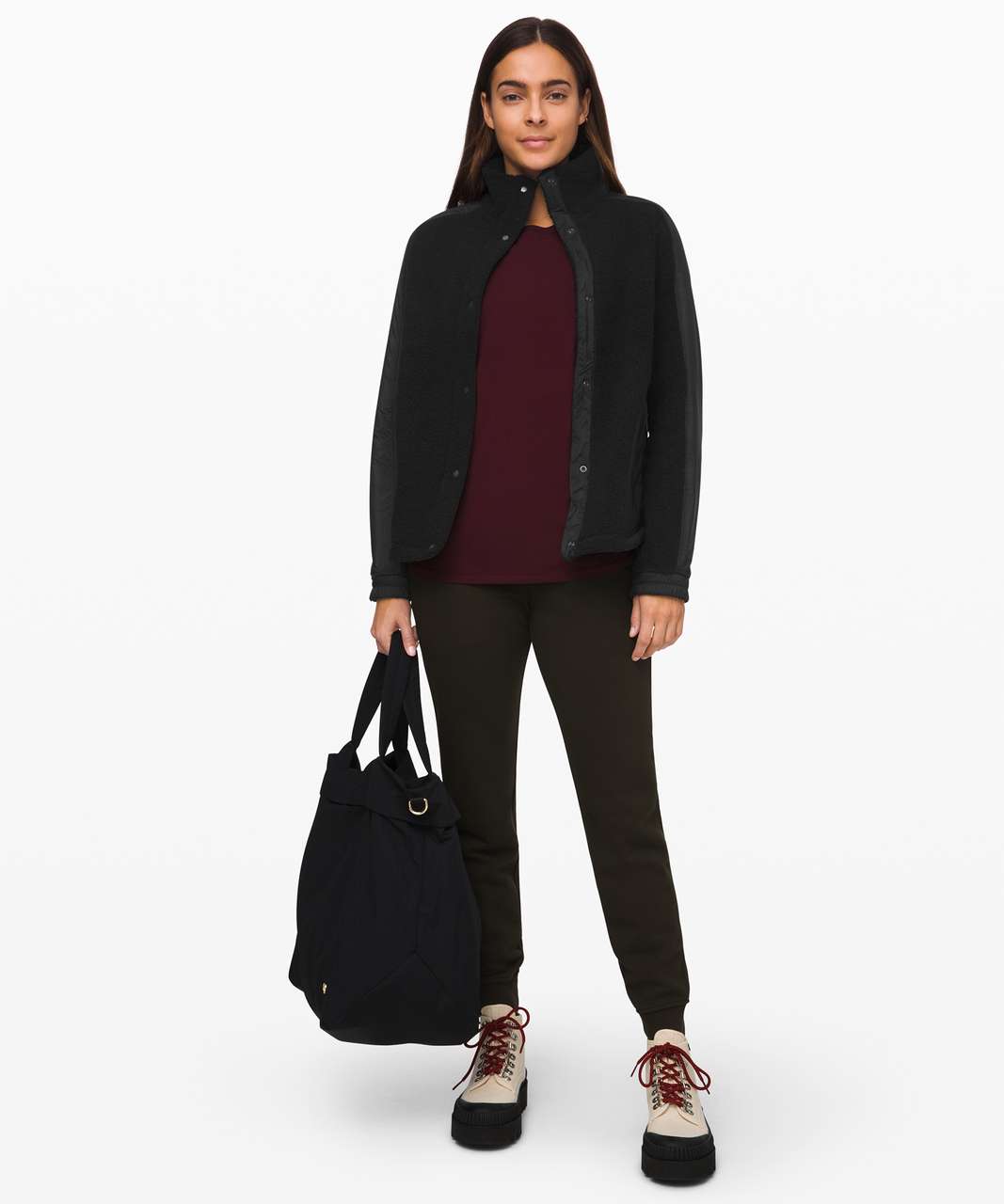 Lululemon Go Cozy Jacket - Black - lulu fanatics